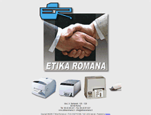 Tablet Screenshot of etikaromana.it